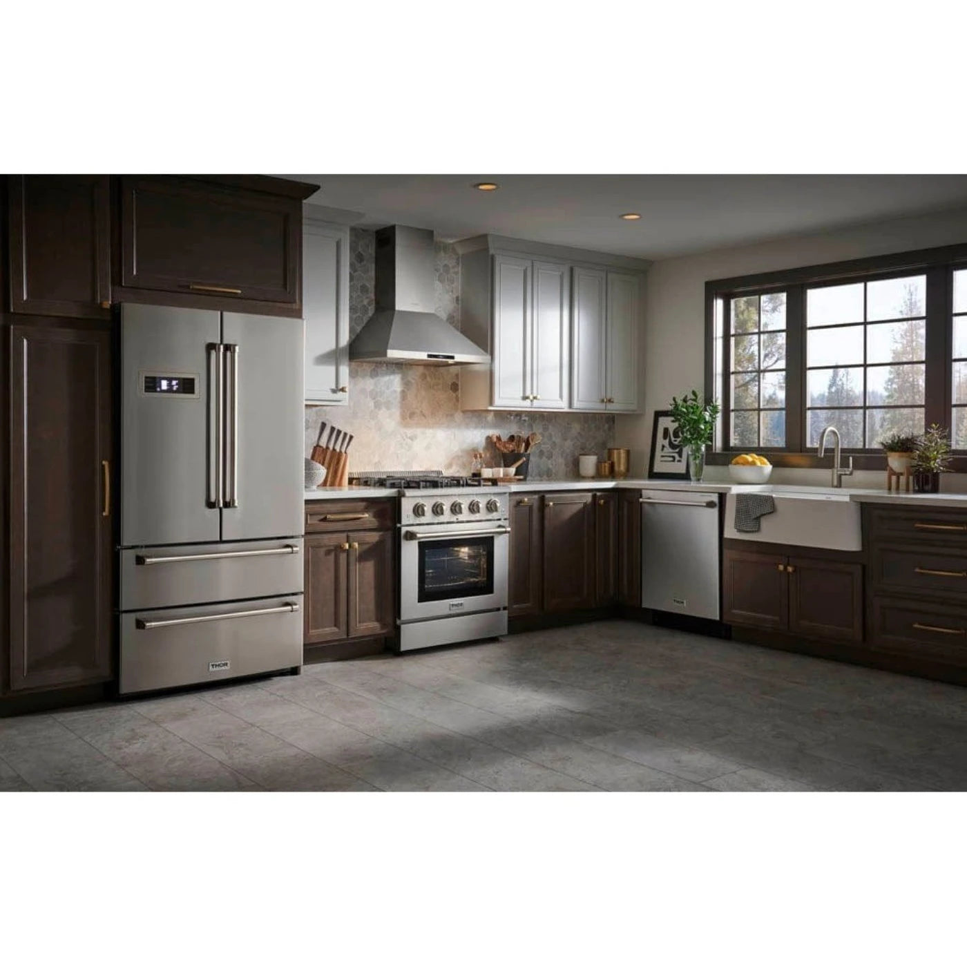 Thor Kitchen 30 in. 4.2 cu. ft. Professional Natural Gas Range in Stainless Steel - HRG3080U