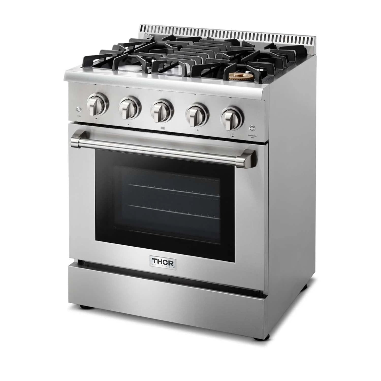 Thor Kitchen 30 in. 4.2 cu. ft. Professional Natural Gas Range in Stainless Steel - HRG3080U