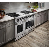 Thor Kitchen Appliance Package - 48 in. Gas Range, Dishwasher, Refrigerator, Microwave Drawer, AP-LRG4807U-6