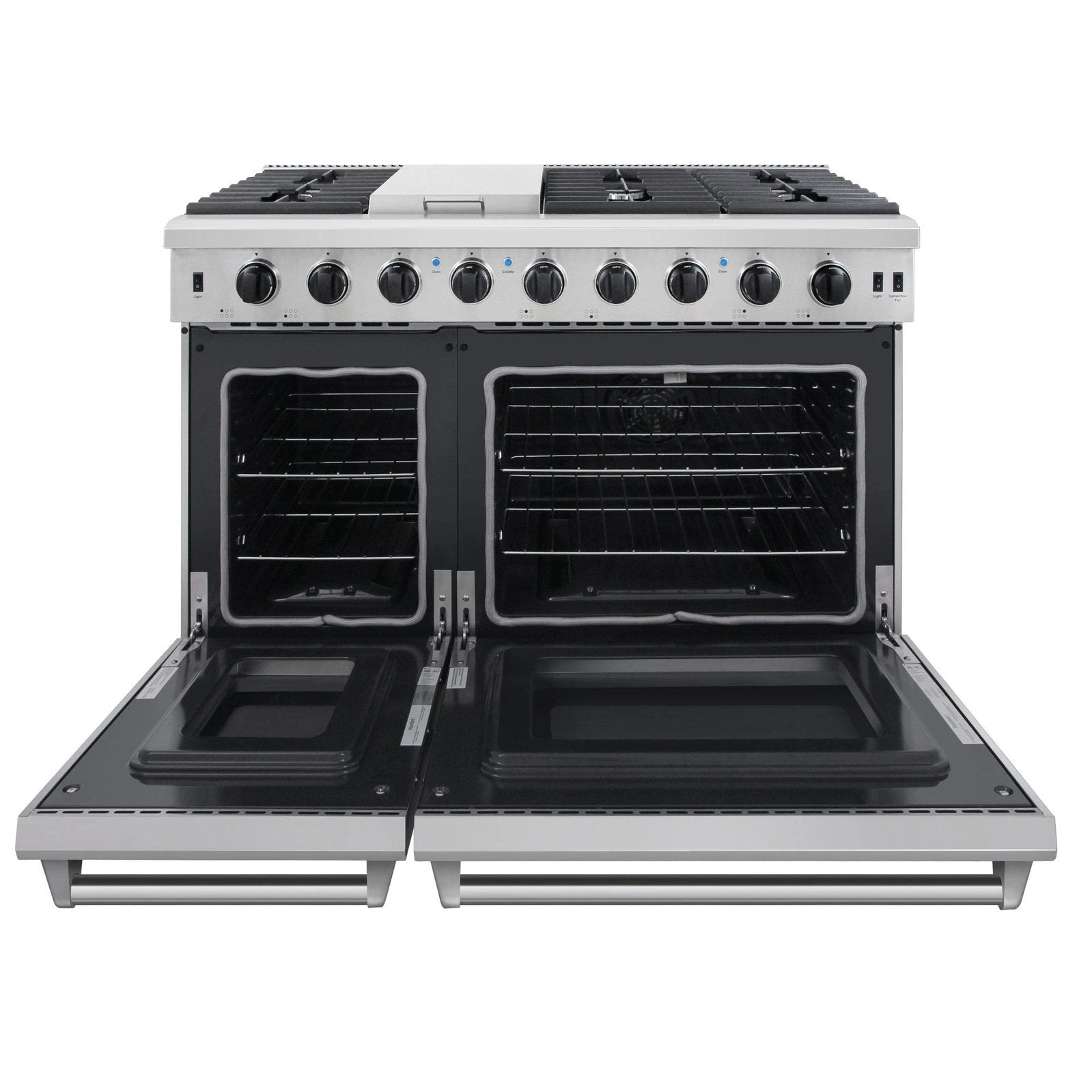 Thor Kitchen Appliance Package - 48 in. Gas Range, Range Hood, Dishwasher, Refrigerator - AP-LRG4807U-3