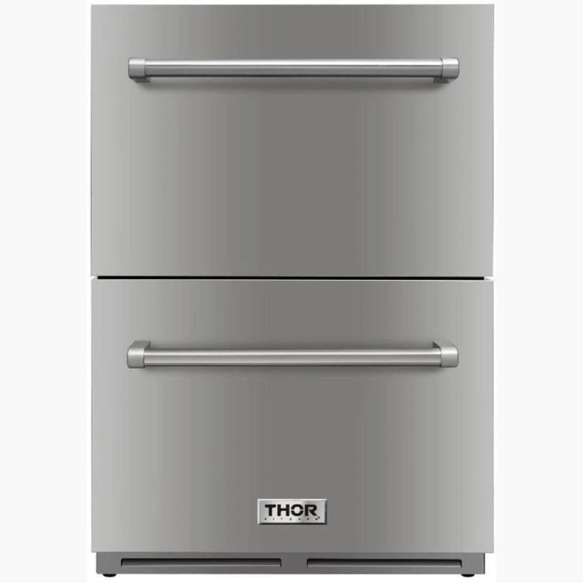 Thor Kitchen 24 in. 5.4 cu. ft. Built-in Double Drawer Refrigerator, TRF2401U