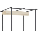 Outsunny 10' x 10' Retractable Pergola Canopy Patio Gazebo - 84C-287