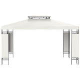 Outsunny 13' x 10' Patio Gazebo Outdoor Canopy Shelter w/ Double Vented Roof - 84C-290CW