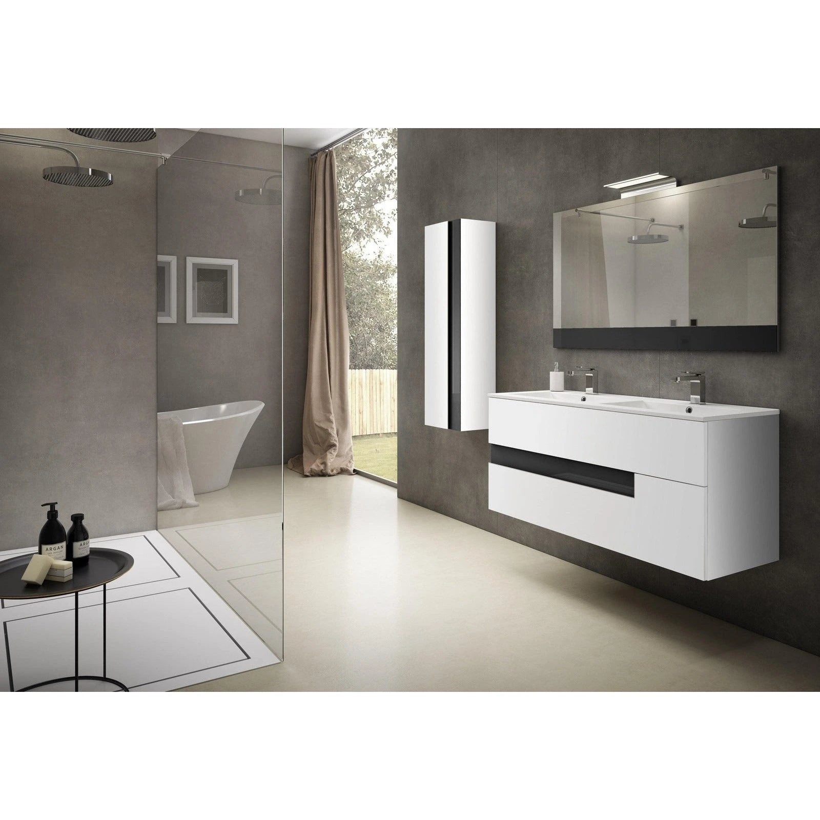 Lucena Bath Vision 32 Contemporary Wood Single Vanity in 6 colors - Backyard Provider