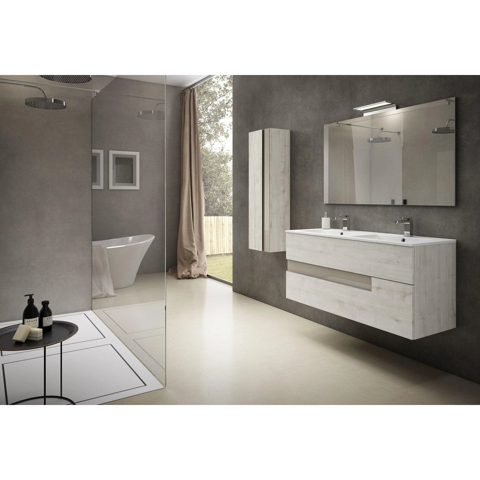 Lucena Bath Vision 32 Contemporary Wood Single Vanity in 6 colors - Backyard Provider