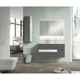 Lucena Bath Vision 40 Contemporary Wood Single Vanity in 6 colors - Backyard Provider